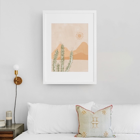 Wall Art Boho Nature Plants Print Illustration Unframed - Picture 4 of 5